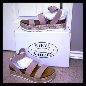 Steve Madden Kimmie Sandal- Blush Size 8 NEW